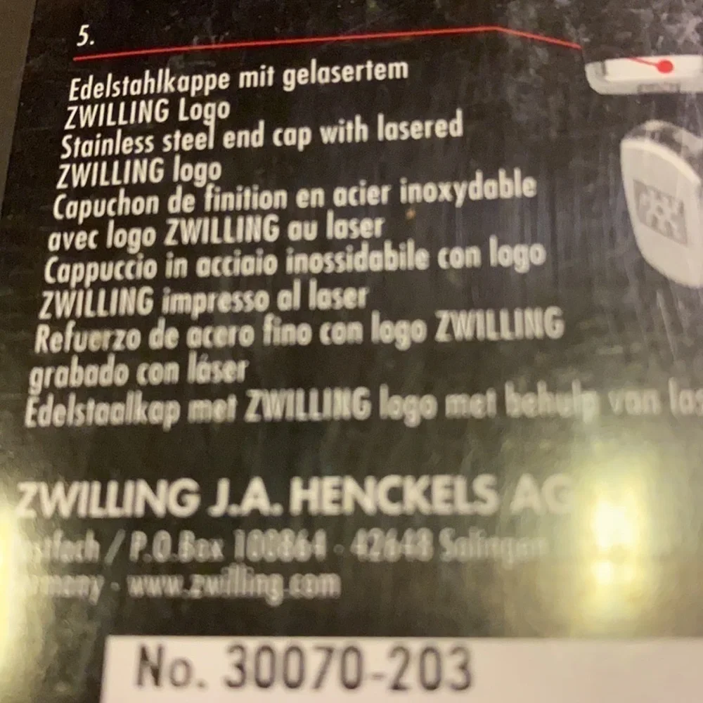 Twin Four Star II Slicing Knife Zwilling Kitchen Chef Cutlery Sigmaforge